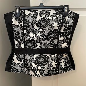 White house black market corset top